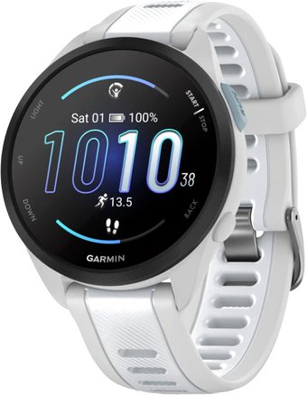 Умные часы Garmin Forerunner 165, белый (010-02863-21)