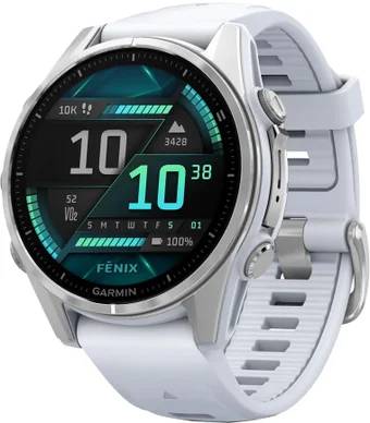 Умные часы Garmin Fenix 8, серебро (010-02903-00)