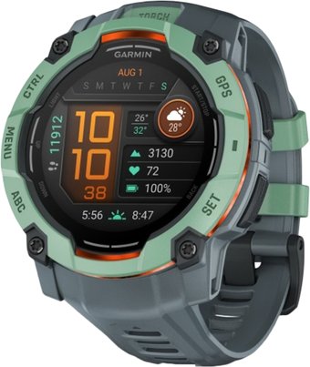 Умные часы Garmin Instinct 3, зеленый (010-03020-01)