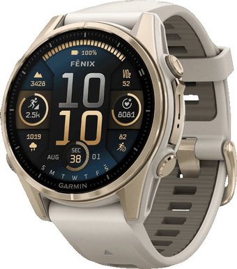 Умные часы Garmin Fenix 8, gold (010-02903-11)