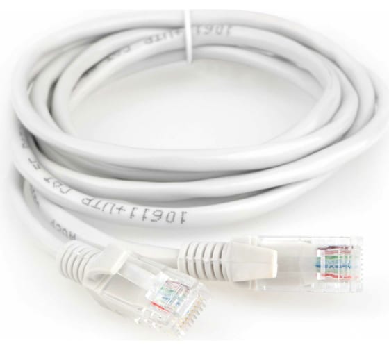 Патч-корд 2м, UTP cat.5e, Гарнизон PC-UTP-5e-2, серый