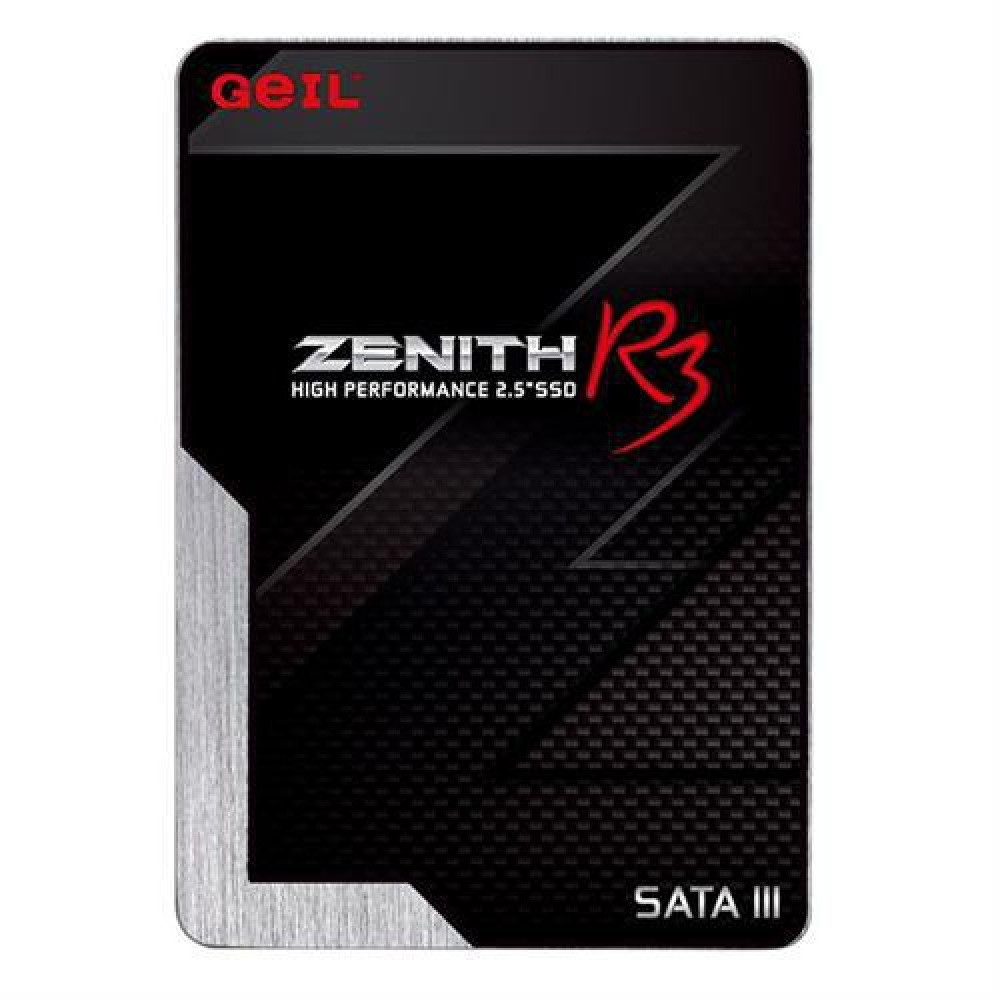 256Gb SSD GEIL Zenith R3, GZ25R3-256G, 2.5", TLC, (550/490 Мб/с), SATA III