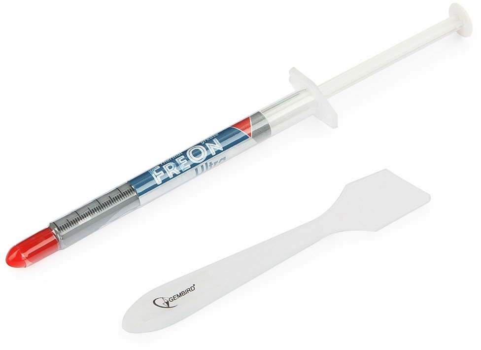 Термопаста Gembird FreOn Ultra GF-21-1.5, 4.63Вт/м*К, 1.5г