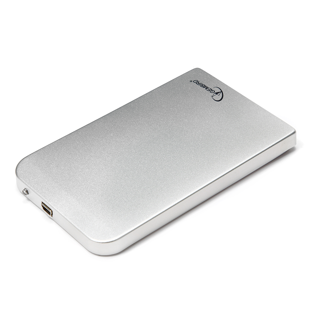 Внешний BOX Gembird EE2-U2S-41-S, 2.5", SATA - USB, серебро