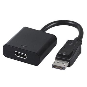 Кабель адаптер DP (M) - HDMI (F) Gembird/Cablexpert A-DPM-HDMIF-002, черный