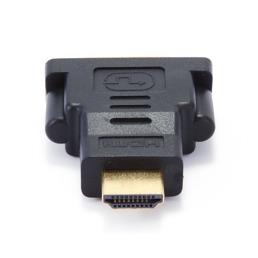 Переходник HDMI (M) - DVI-D (F), Gembird/Cablexpert A-HDMI-DVI-3, черный