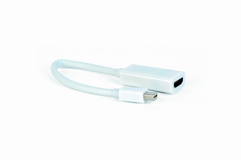 Кабель адаптер mDP (M) - HDMI (F) Gembird/Cablexpert A-mDPM-HDMIF-02-W, белый