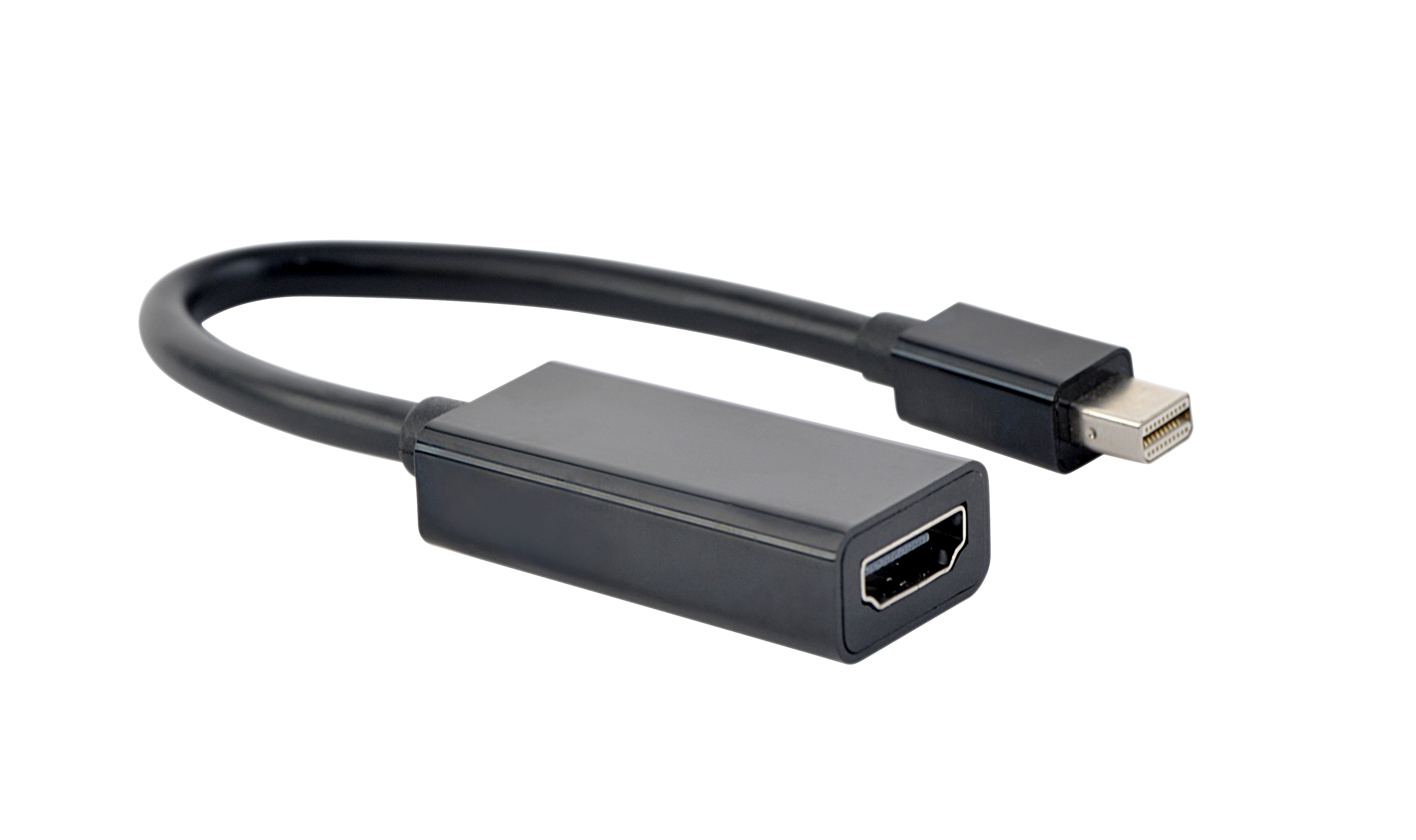 Кабель адаптер mDP (M) - HDMI (F), Gembird/Cablexpert A-mDPM-HDMIF4K-01, черный