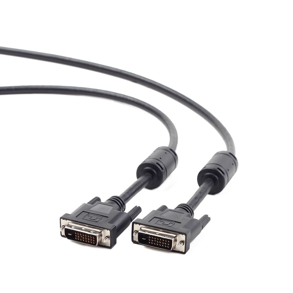 Кабель DVI-D (25M) - DVI-D (25M), 3м, Gembird/Cablexpert CC-DVI2-BK-10