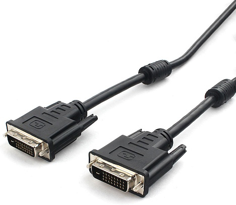 Кабель DVI-D (25M) - DVI-D (25M), 10м, Gembird/Cablexpert CC-DVI2L-BK-10M