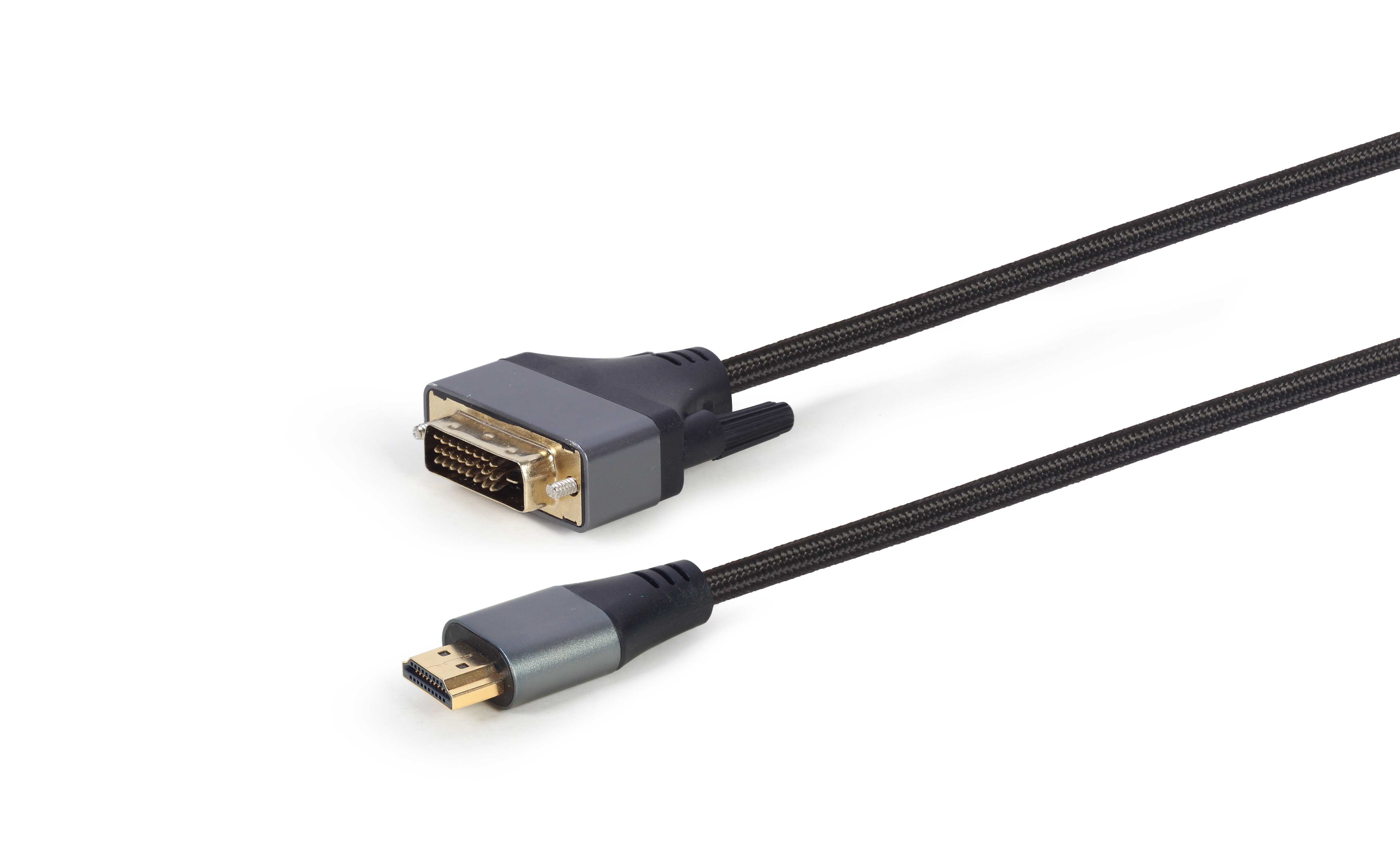 Кабель HDMI (19M) - DVI (19M), 1.8м, Gembird/Cablexpert CC-HDMI-DVI-4K-6 4K/30Hz