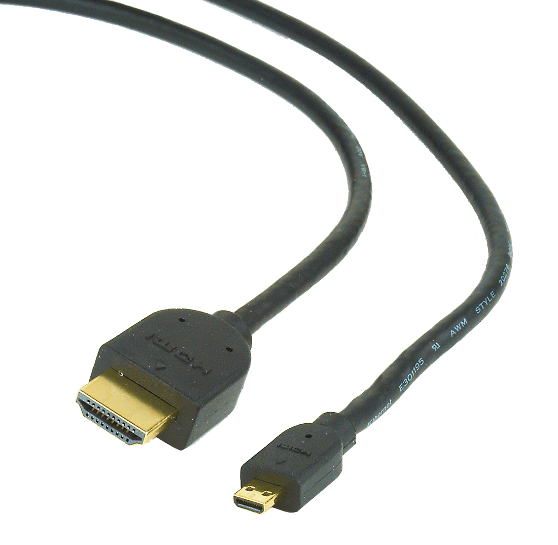 Кабель HDMI (19M) - micro HDMI (19M), 3м, Gembird/Cablexpert CC-HDMID-10