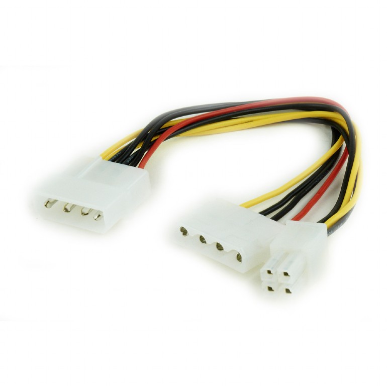 Разветвитель питания Molex - Molex + ATX, Gembird/Cablexpert CC-PSU-4