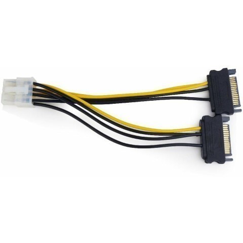 Переходник питания видеокарт 8-pin PCI-E - 2xSATA Gembird/Cablexpert CC-PSU-83