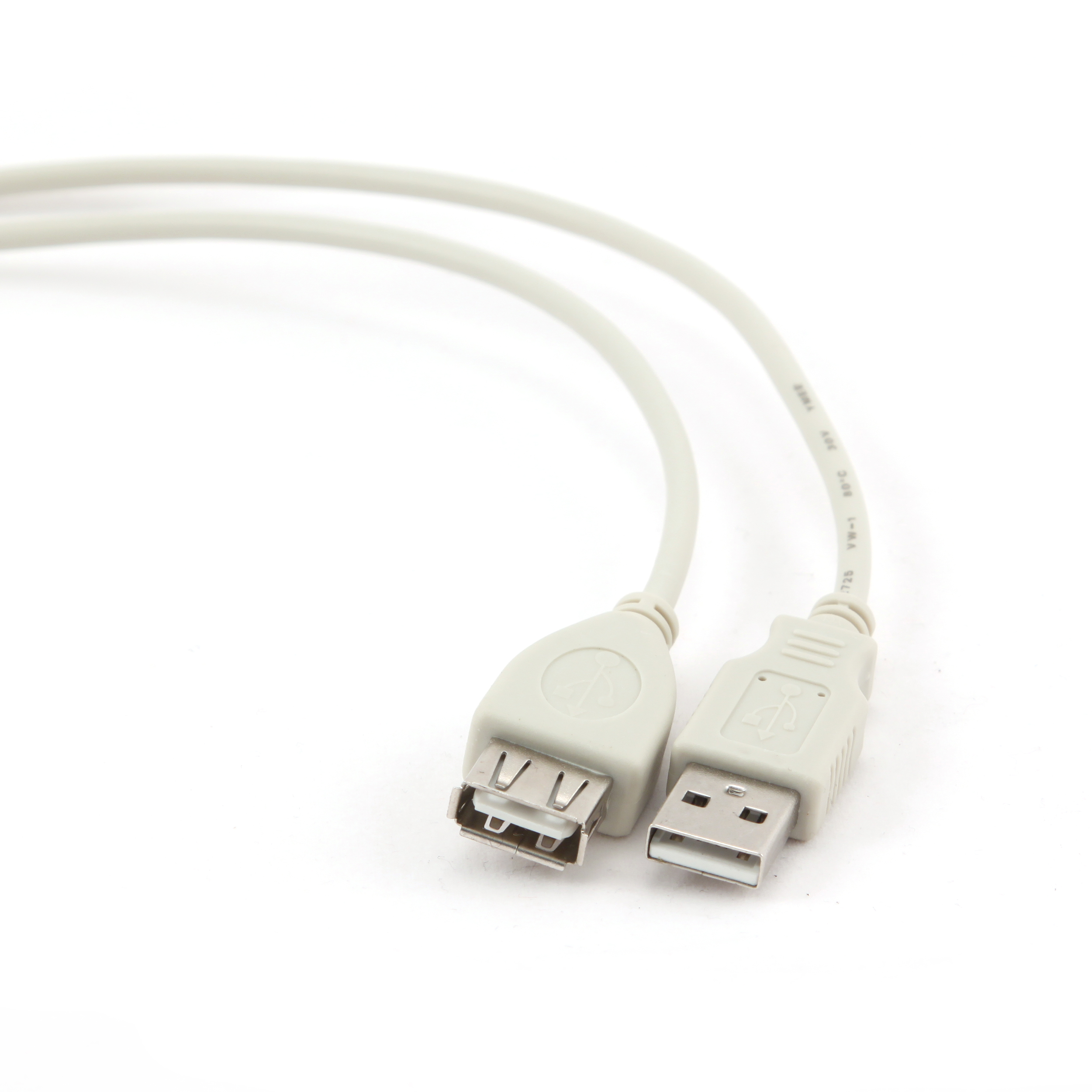 Кабель удлинитель USB2.0 (M) - USB2.0 (F), 4.5м, Gembird/Cablexpert CC-USB2-AMAF-15, серый