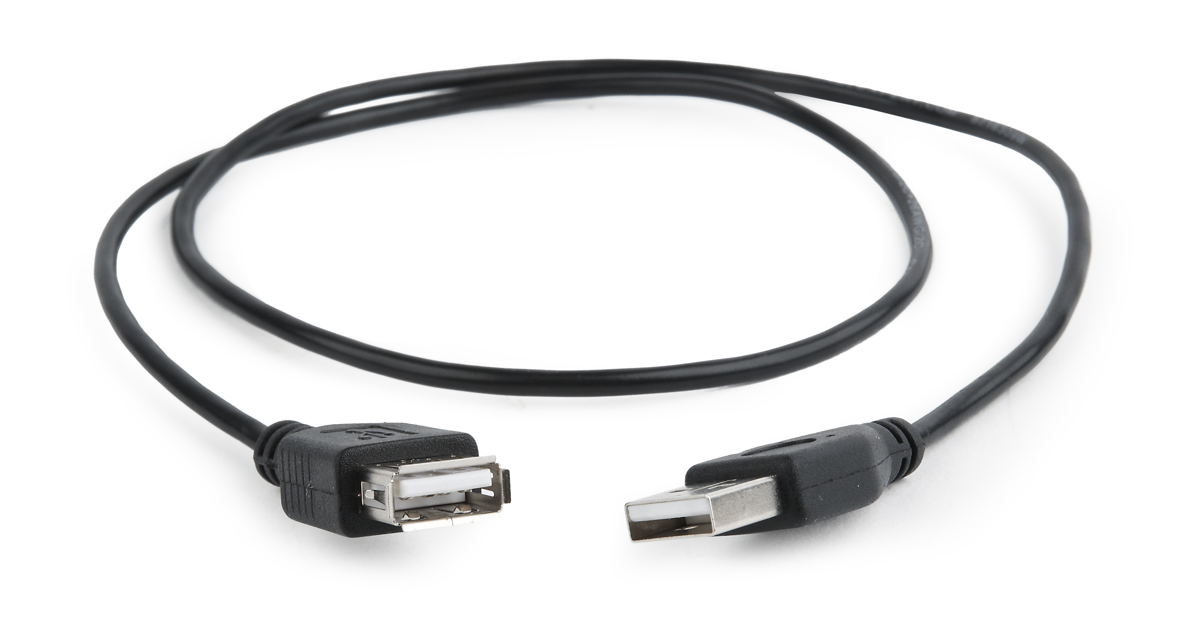 Кабель удлинитель USB2.0 (M) - USB2.0 (F), 0.75м, Gembird/Cablexpert CC-USB2-AMAF-75CM/300-BK, черный