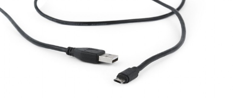 Кабель USB2.0 (M) - double-sided microUSB2.0 (M) Gembird/Cablexpert CC-USB2-AMmDM-6, черный