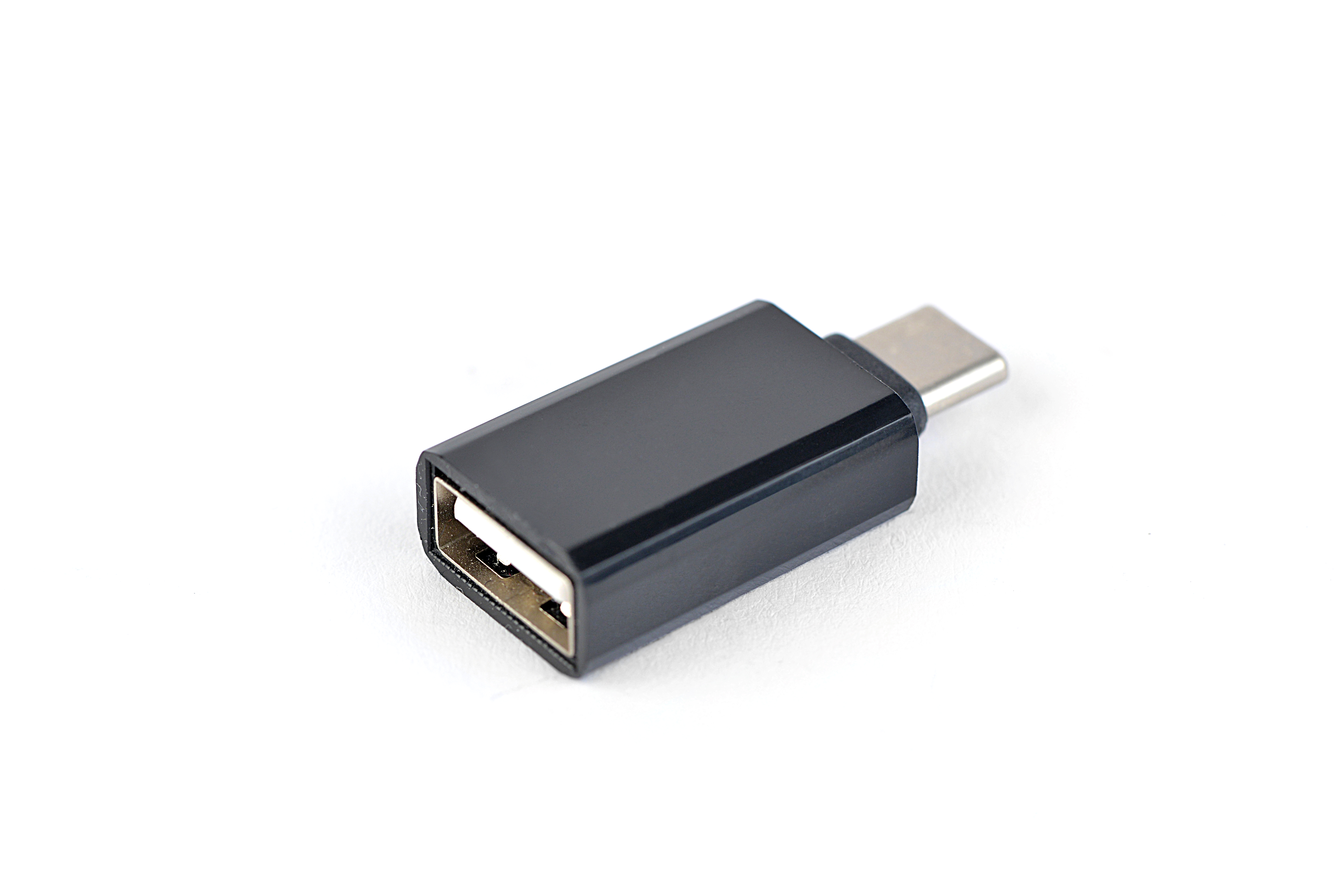 Переходник USB2.0 Type-C (M) - USB2.0 (F) Gembird/Cablexpert CC-USB2-CMAF-A, черный