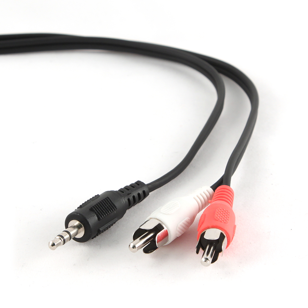 Кабель Jack3.5 (M) - 2xRCA (M) Gembird/Cablexpert CCA-458-10M, 10м