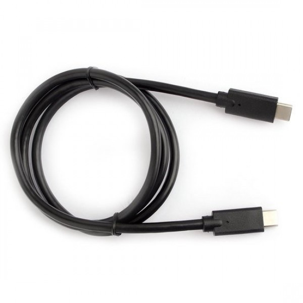 Кабель USB3.1 Type-C (M) - USB3.1 Type-C (M), 1м, Gembird/Cablexpert CCP-USB3.1-CMCM2-1M, черный
