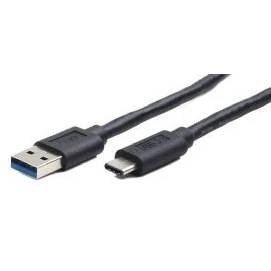 Кабель USB3.0 (M) - USB3.0 Type-C (M), 3м, Gembird/Cablexpert CCP-USB3-AMCM-3M, черный