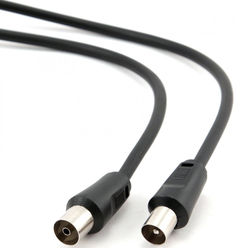 Коаксиальный удлинительный кабель 3м Gembird/Cablexpert CCV-515-3M, черный