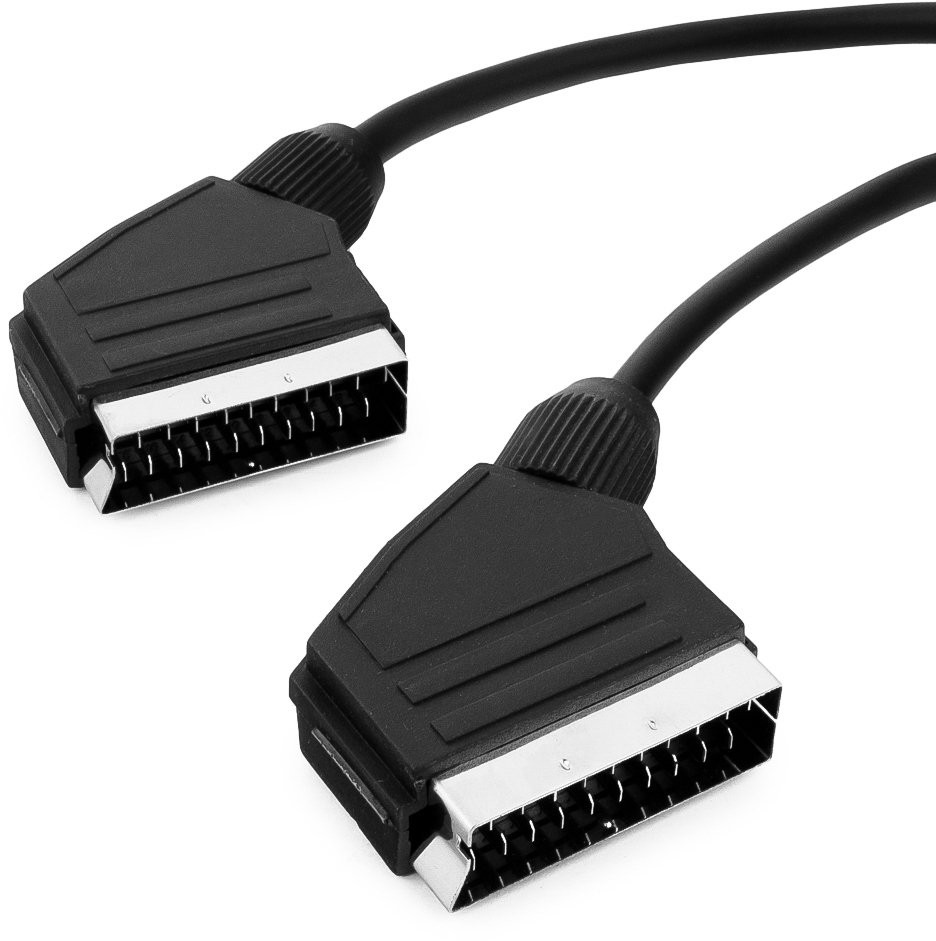 Кабель SCART (M) - SCART (M), Gembird/Cablexpert CCV-518, 1.8м