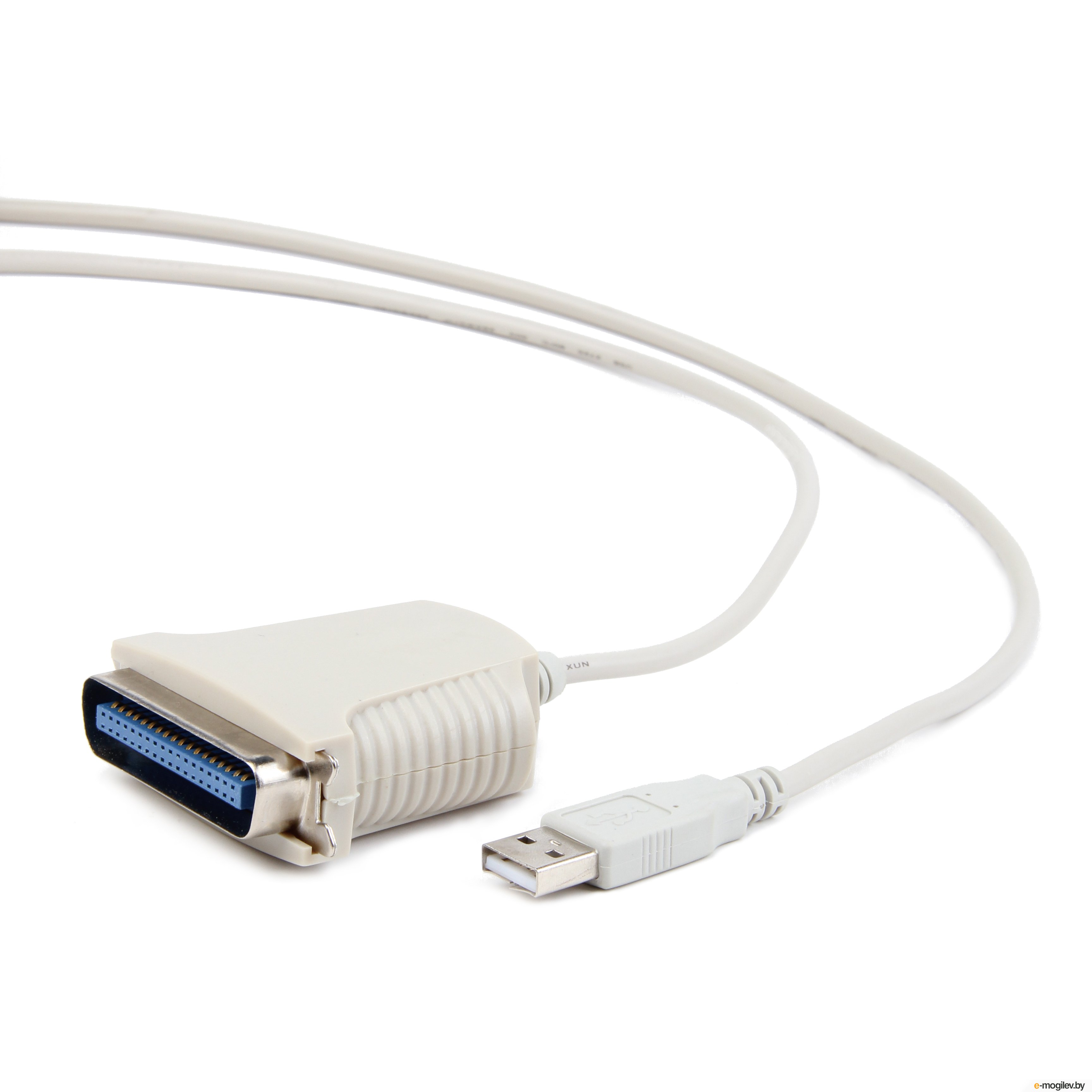 Кабель USB 2.0 - LPT, 1.8м, Gembird/Cablexpert CUM-360, белый