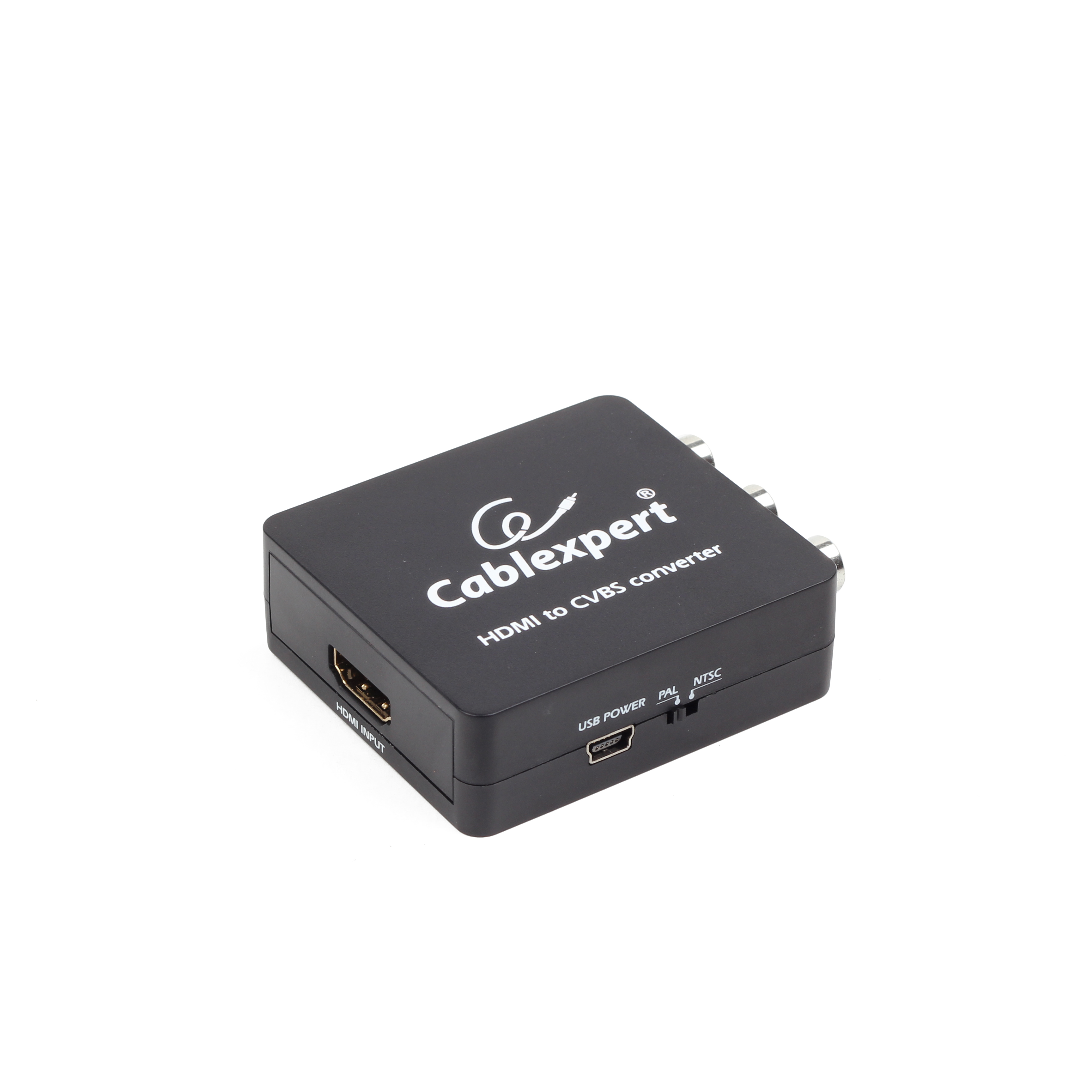 Переходник HDMI (M) - 3xRCA (F) Gembird/Cablexpert DSC-HDMI-CVBS-001, черный