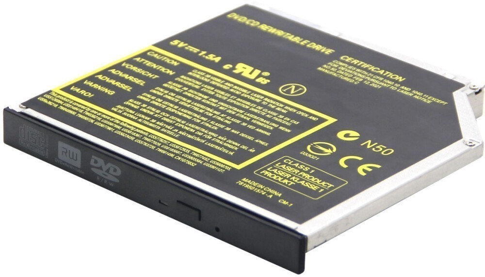 DVDRW Gembird DVD-SATA-01, SATA, черный, для ноутбука