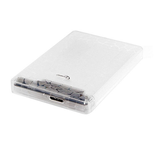 Внешний BOX Gembird EE2-U3S-32P, 2.5", SATA - USB3.0, прозрачный