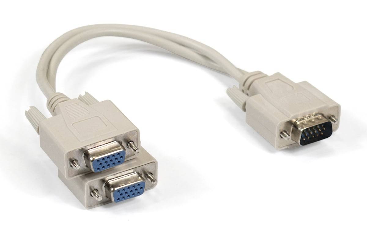 Кабель разветвитель VGA ExeGate EX284939RUS, 1in - 2out