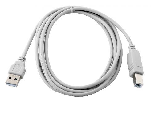 Кабель USB2.0 (AM) - USB2.0 (BM), 1.8м, Gembird/Cablexpert CC-USB2-AMBM-6, серый