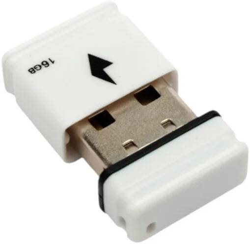 16Gb Gembird GFL-2.0-16mini, USB2.0, белый