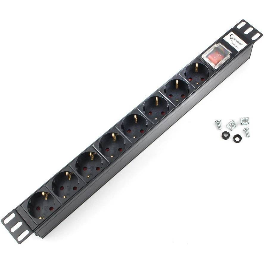 Блок силовых розеток Gembird MAX19-EH8-0