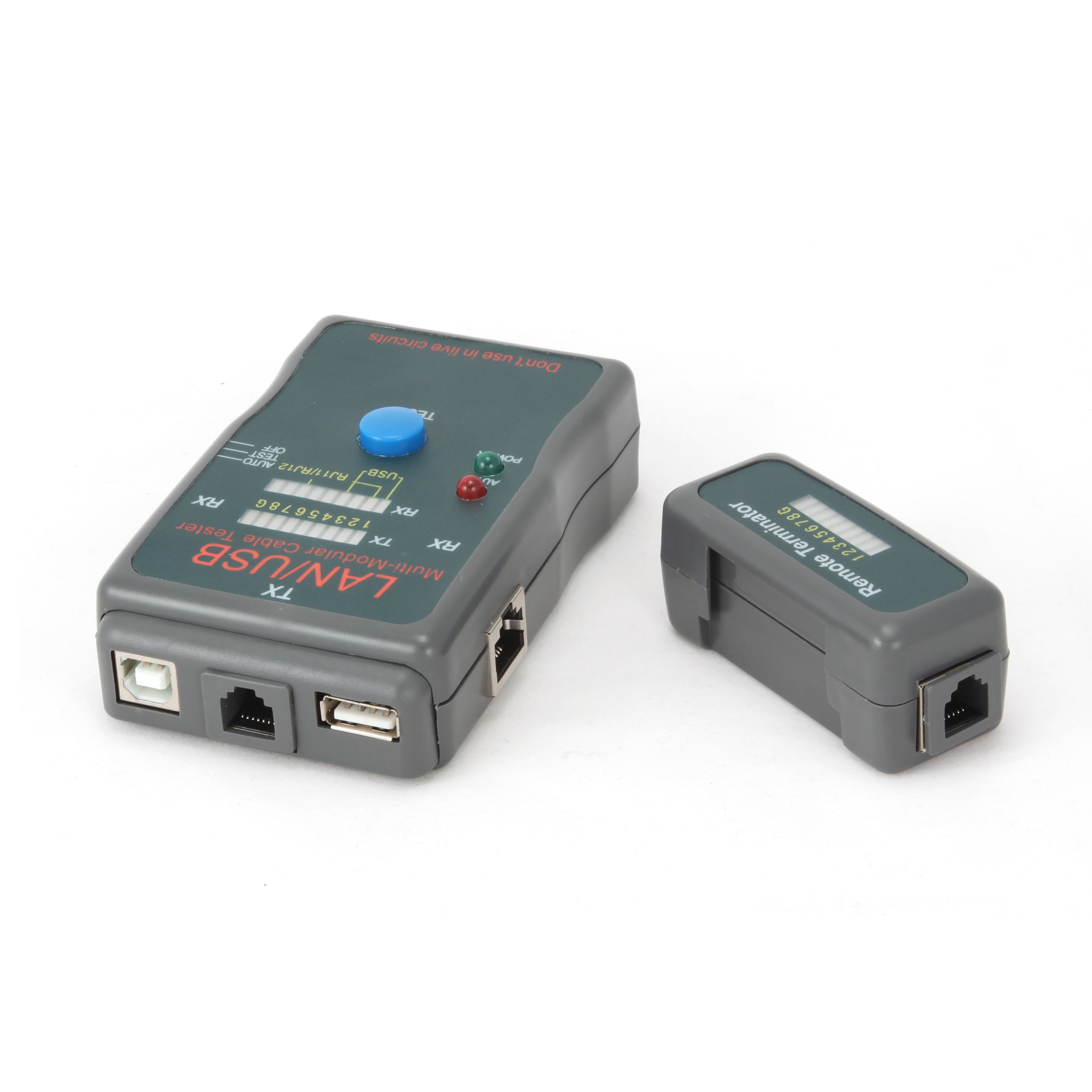 Lan тестер Gembird/Cablexpert NCT-2 для RJ-45/12, USB