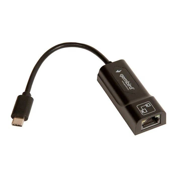 Сетевая карта Gembird NIC-U6, 1Gbps, USB3.0 Type-C