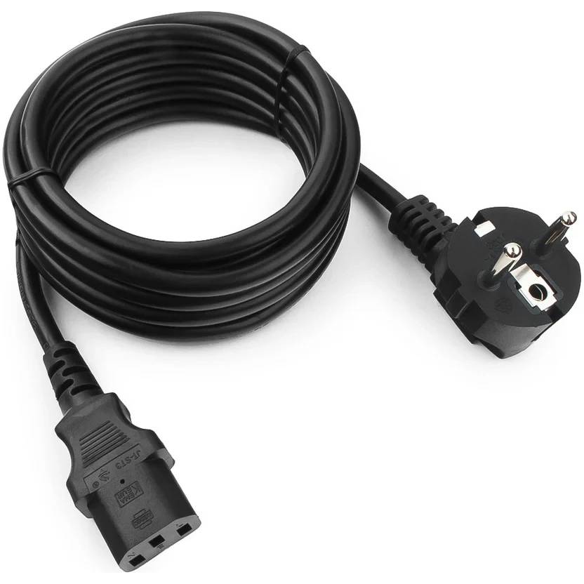Кабель компьютер - сеть 220V, 3м, Gembird/Cablexpert PC-186-1.5-3M
