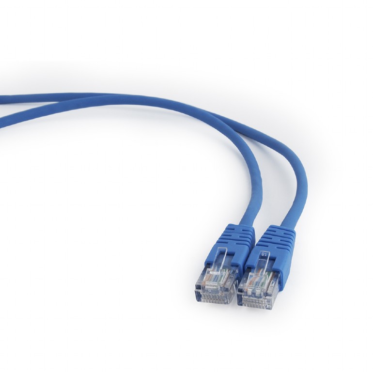 Патч-корд 1.5м, UTP cat.5e, Gembird/Cablexpert PP12-1.5M/B, синий