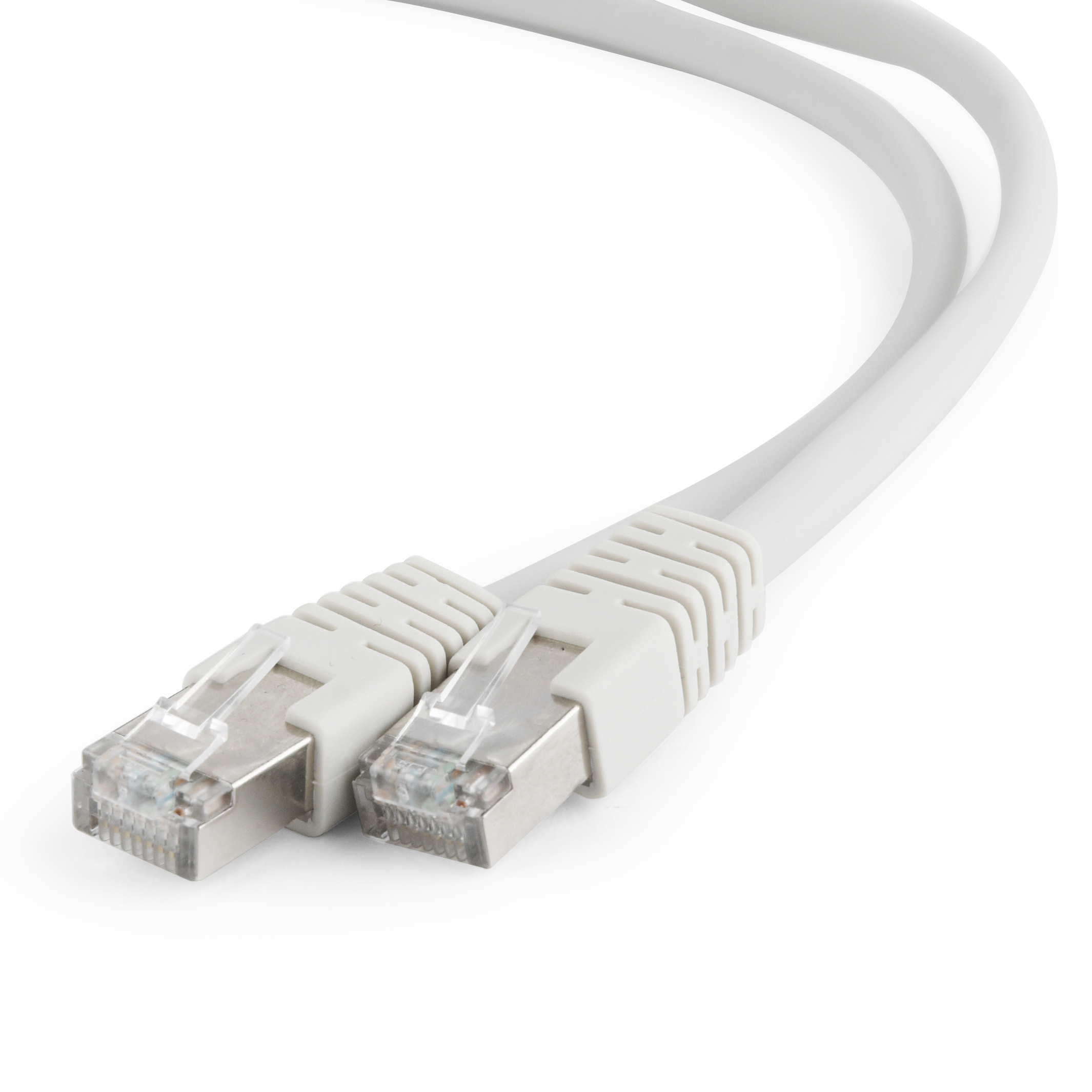 Патч-корд 0.5м, SSTP cat.6a, Gembird/Cablexpert PP6A-LSZHCU-0.5M, серый