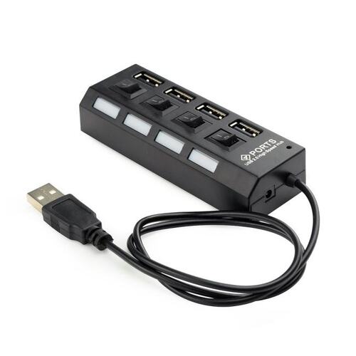 Разветвитель USB2.0 Gembird/Cablexpert UHB-243-AD