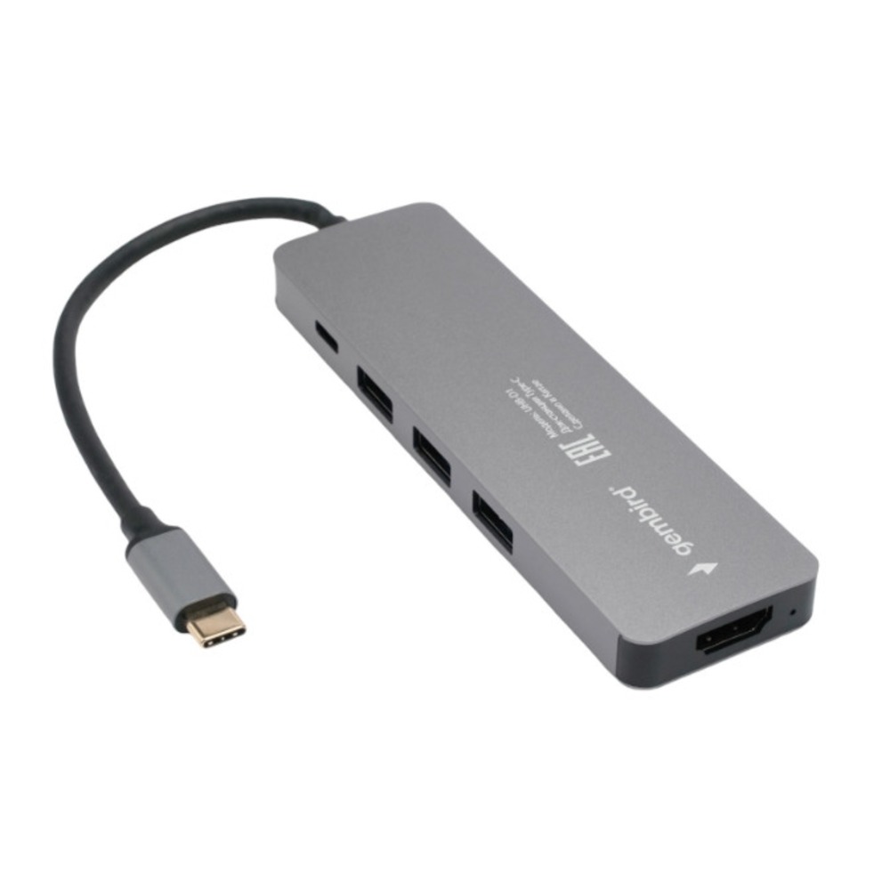 Разветвитель USB Hub Gembird UHB-D1, 3xUSB3.1, USB Type-C, HDMI
