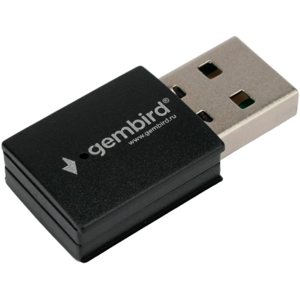 Сетевая карта Wi-Fi, Gembird WNP-UA-017, 2.4GHz, 150MBps, Bluetooth 4.2, USB
