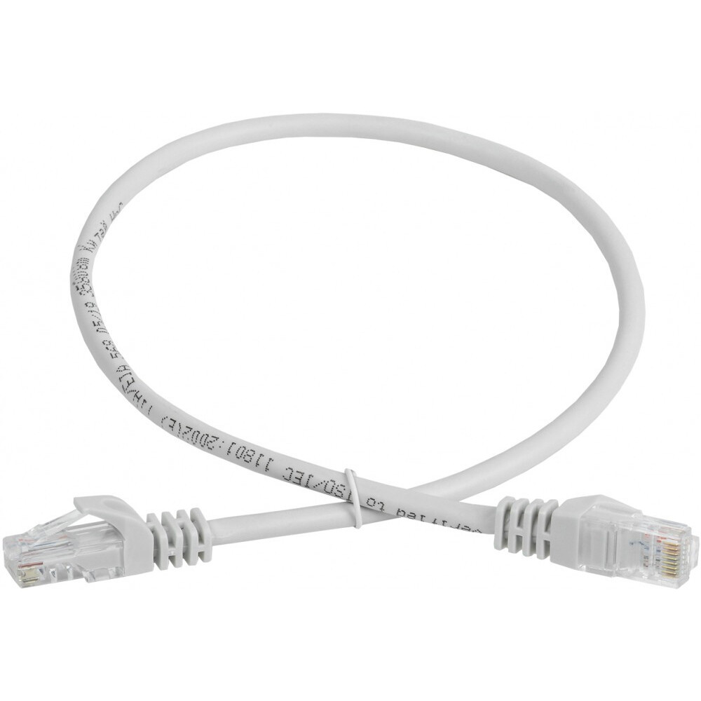 UTP кабель бухта 2м cat.5e GENERICA PC01-C5EU-2M-G, серый