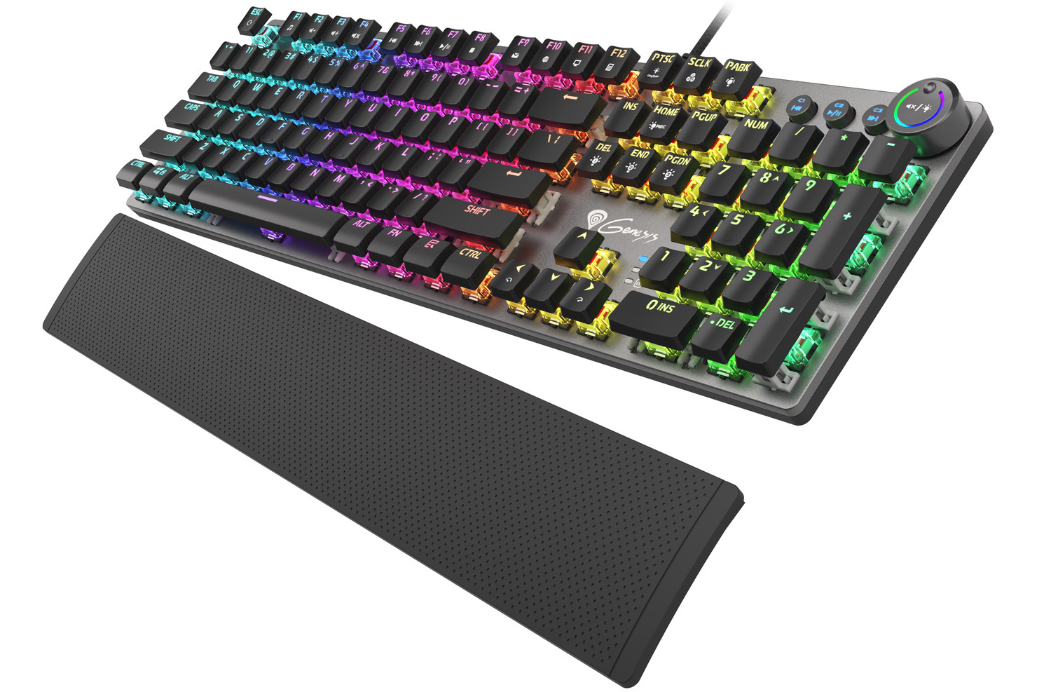 Клавиатура Genesis Thor 380 RGB NKG-1725, Outemu Blue, нет кириллицы