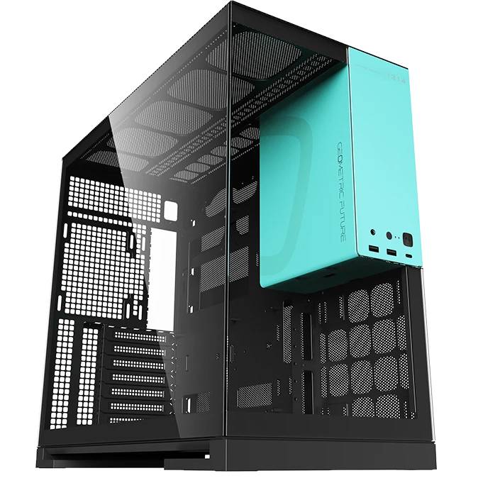 Корпус Geometric Future Model 5 Blue (1AM5WKPB00100), без БП, E-ATX