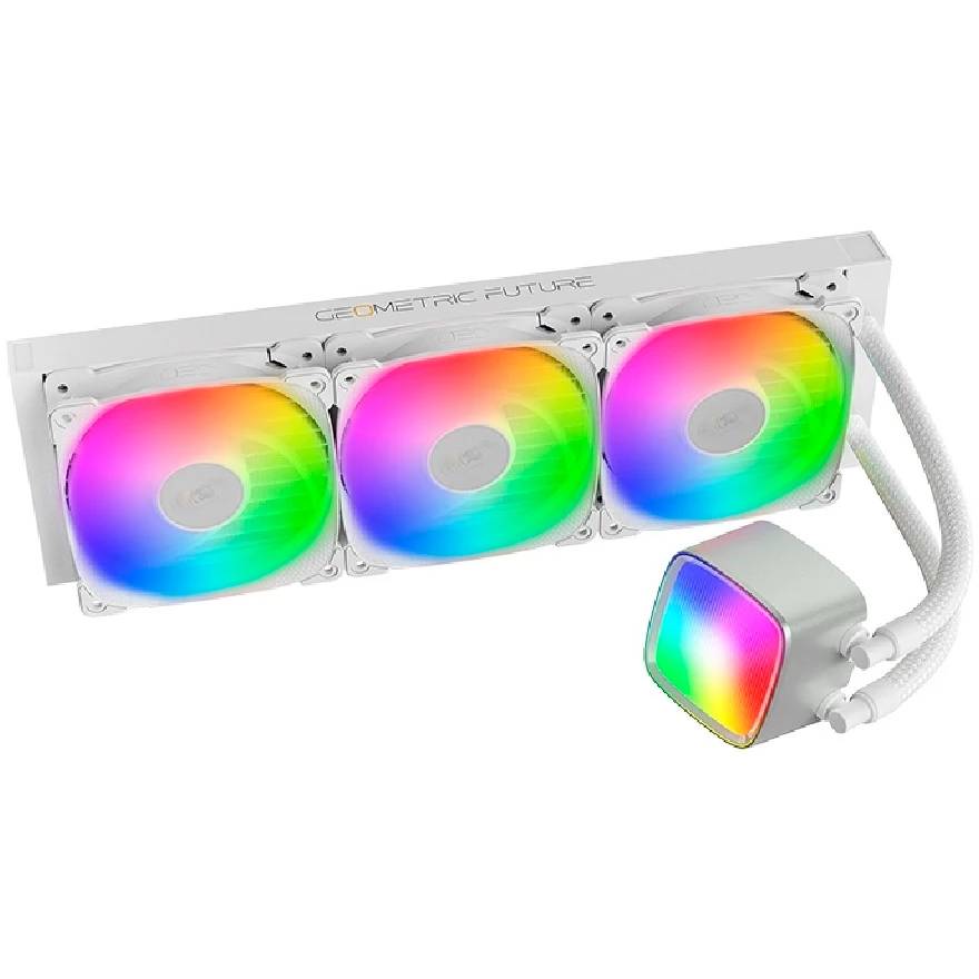 Жидкостное охлаждение Geometric Future Eskimo Pro 360 White (1C251W0361000) (LGA1700 Ready)