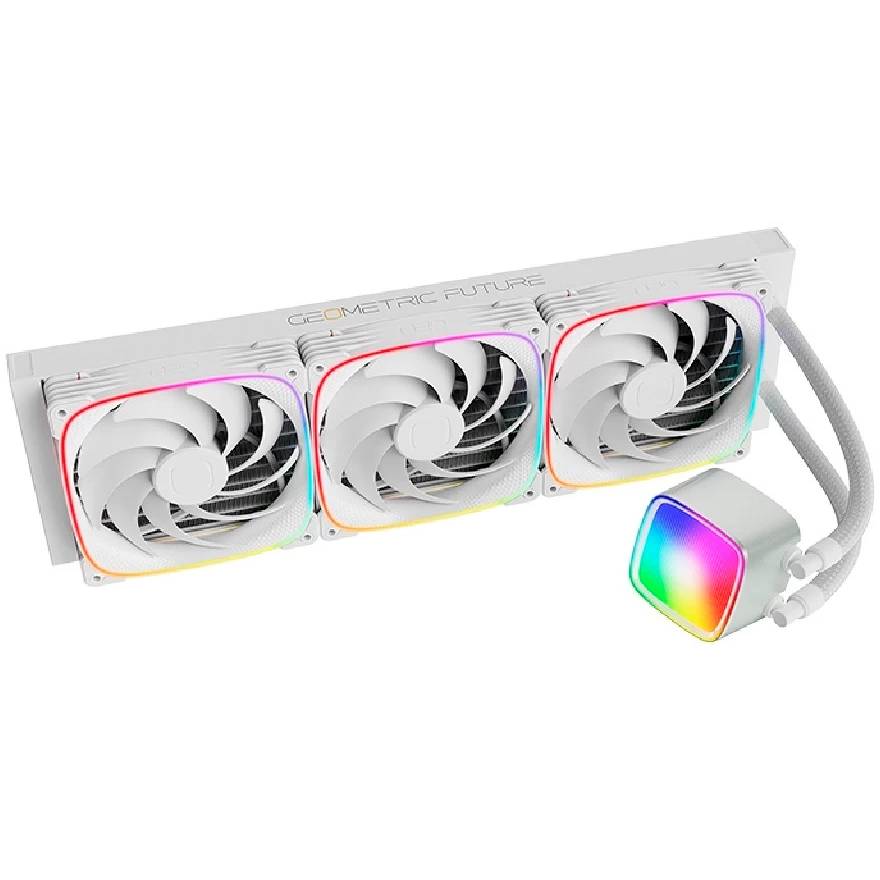 Жидкостное охлаждение Geometric Future Eskimo Pro 420 White (1C253W0421000) (LGA1700 Ready)
