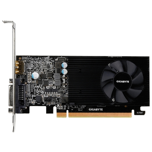 Видеокарта GeForce GT 1030, 2Gb DDR4 64bit, Gigabyte GV-N1030D4-2GL, RTL