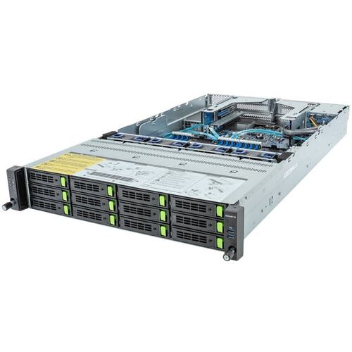 Серверная платформа GIGABYTE R Series R283-S90-AAJ3 (6NR283S90DR000ABJ3) 2xLGA4677, 32xDDR V, 14x2.5"/12x3.5", 2x2000Вт, 2U